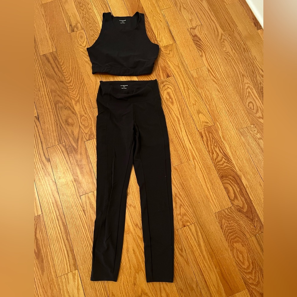 REI Co-op Take Your Time 7/8 Leggings & Bra top size small